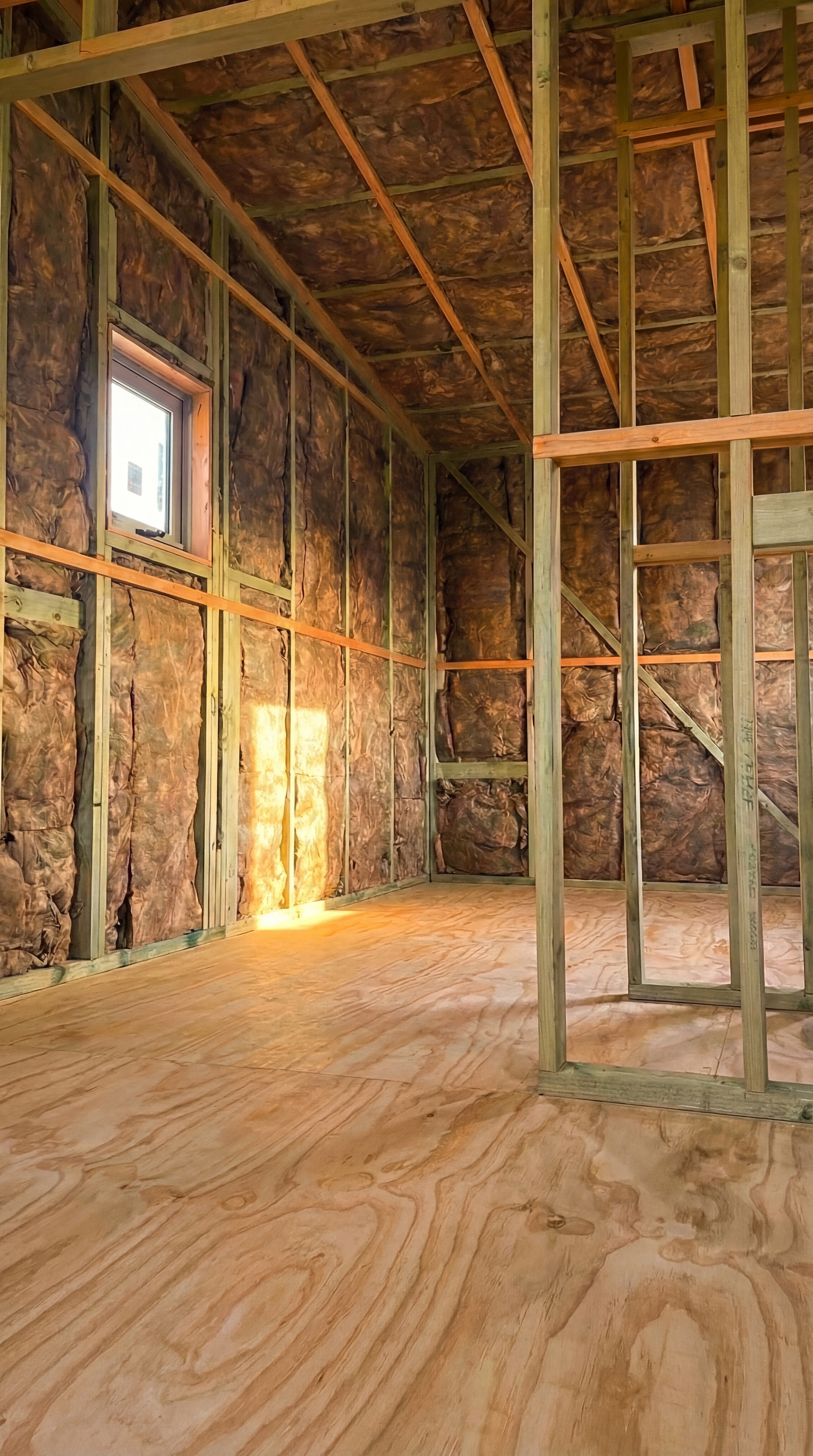Zinc Studio Insulation Stage on a Custom Build